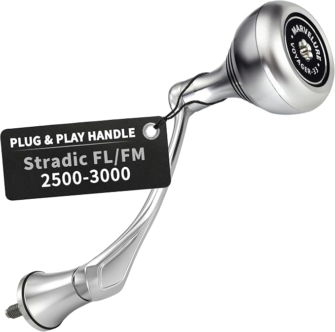 Power Handle Compatible for Shimano Stradic FL FM, Stella, Vanford, Vanquish, Twin Power, Ultegra, Sustain, Nasci FC FD 1000-5000 Spinning Reels