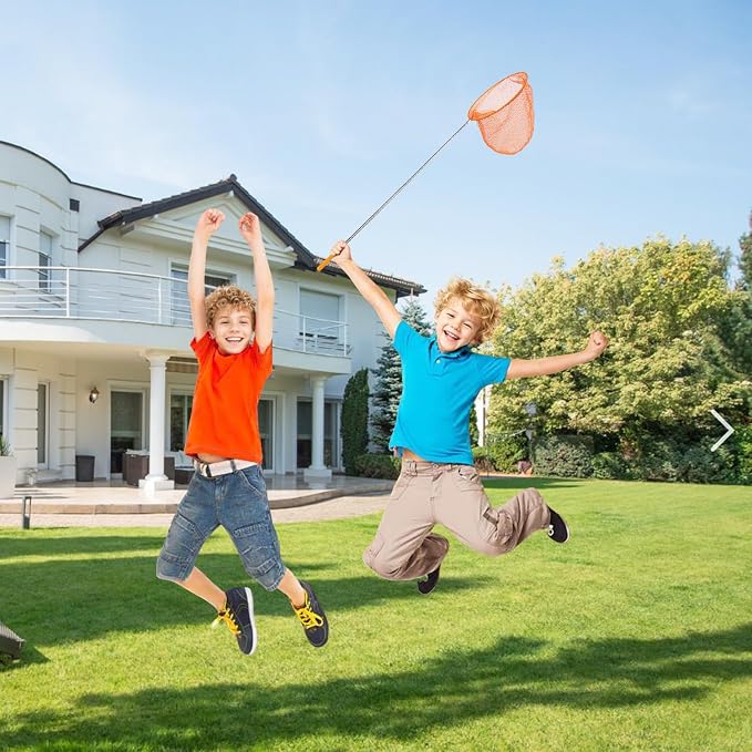 Outdoor Exploration Telescopic Bug-Catching Nets, Fishing Nets, Butterfly Nets for Children's Outdoor Exploration, Nature Exploration Toys (2 Pack)