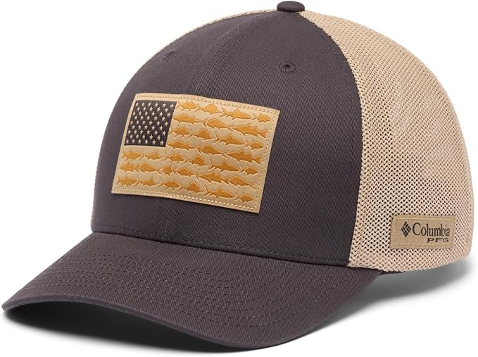 Columbia Unisex Adult PFG Logo Mesh Ball Cap