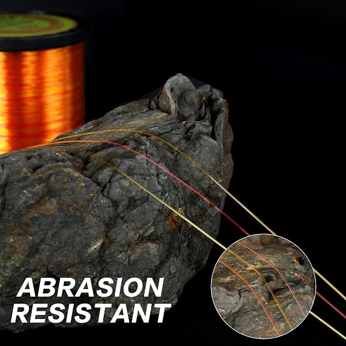 UANTA Monofilament Fishing Line, Superior Abrasion Resistance Mono Line, Ultimate Saltwater Fishing Line Leader Materials, 2025 New Fishing Line Unique Camo Design
