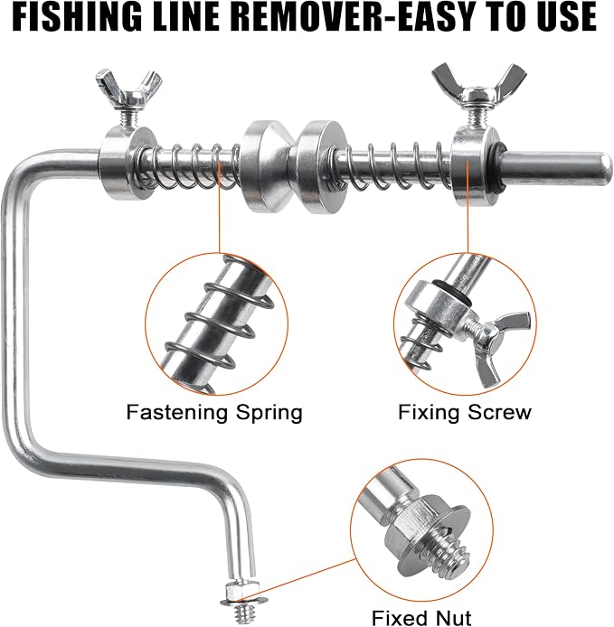 Fishing Line Spooler System, Portable Fishing Line Winder Adjustable Spinning Reel Spooling Station Machine