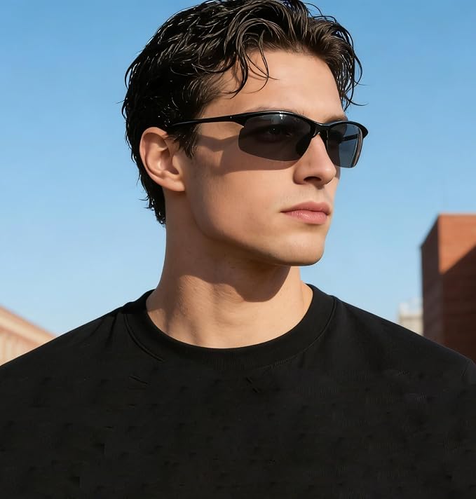 17g Polarized Sports Sunglasses for Men Women Tr90 Frame UV400 Protection Sun Glasses for Cycling Fishing Driving