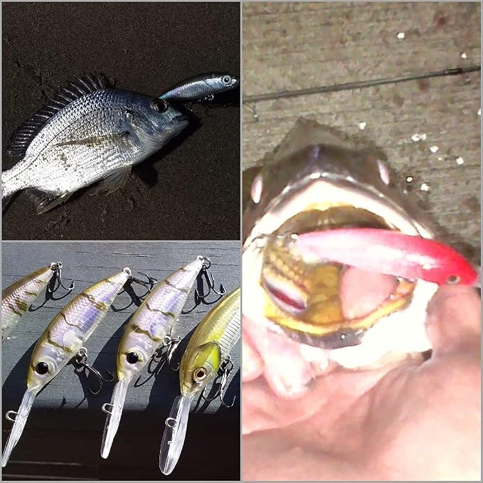 10 Blank Unpainted Minnow Crankbait Topwater Lipless Jerkbait Fishing Lures V3