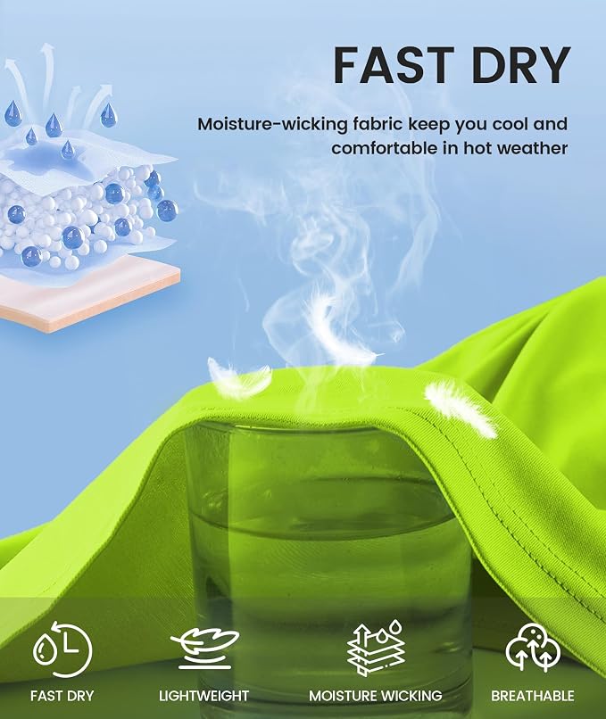 ZITY 3 Pack Men's Sun Protection Hoodie Shirt Fishing Shirts for Men UPF 50+ Long Sleeve Shirt Lightweight Rash Guard