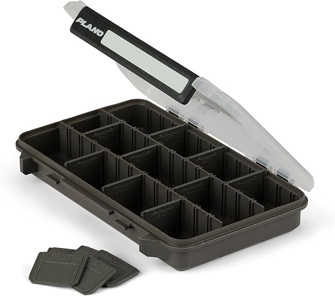 Plano StowAway 3600 Stow Tackle Box with Corrosion-Preventive Rustricor, 4-Pack, Single Latch Design, Transparent DuraView Lid, Stackable Storage for Fishing Bait, Lures and Gear