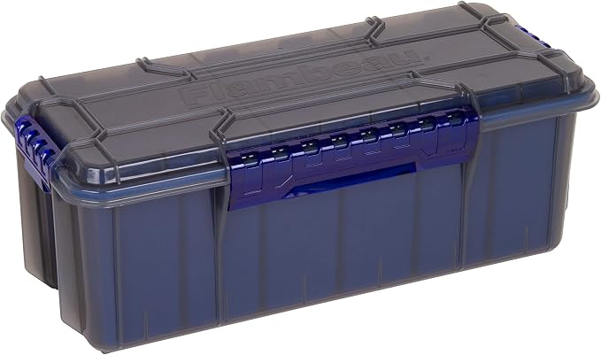 Flambeau Outdoors Zerust MAX Waterproof Crank Bank | 24 Removable Zerust Anti-Corrosion Cups, Individually Protect and Store Crankbaits, Jerkbaits, Jointed-Baits, Poppers, 14" x 6.4" x 5.3"