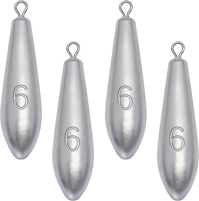 Drop Shot Fishing Weights Sinkers for Saltwater Freshwater Fishing
