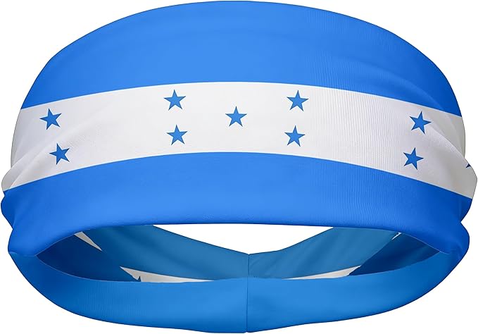 Flag Headbands for Men Women, Moisture Wicking Sweatband Breathable Sports Headwrap, Non-Slip Stretchy Fitness Hair Band