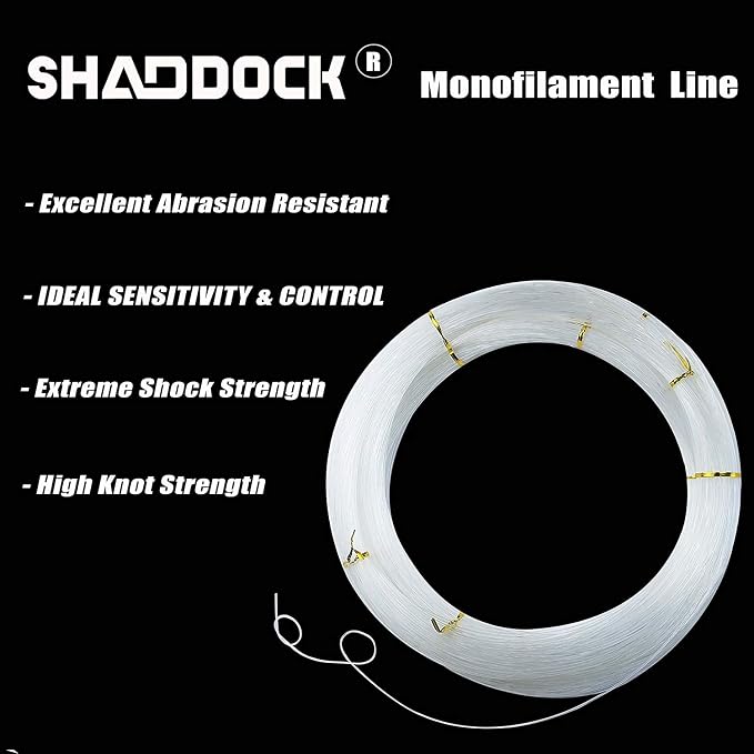 Monofilament Fishing Line 547yds 13 lb.-396 lb. Nylon Mono Fishing Lines - Super Strong Monofilament Fishing Leader Line Speargun Line for Saltwater/Freshwater