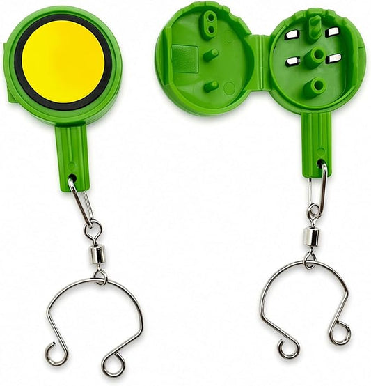 2-Packs Fishing Knot Tying Tool-Magnetic Fly Threader-Easy Cast Knot Tying Tool, Fly Fishing Tools and Accessories for Beginner Fishermen,Fits Hooks from 28 to 4/0