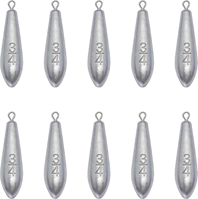 Drop Shot Fishing Weights Sinkers for Saltwater Freshwater Fishing