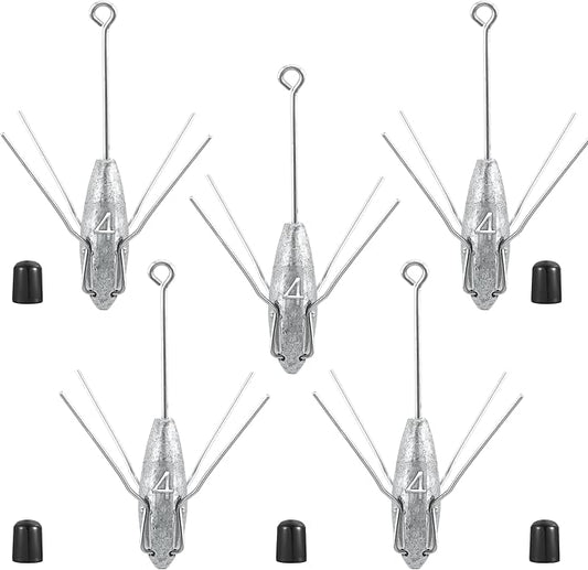 Sputnik Sinkers Fishing Weights Sinkers Surf and Pier Fishing Sinkers Long Tails for Saltwater Fishing Gear Tackle 2oz 3oz 4oz 5oz 6oz