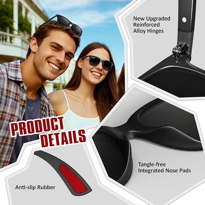 GQUEEN Polarized Sunglasses Men Womens,Flexible TR90 Frame,for Driving Fishing Cycling Hiking Golf Sports UV400 Protection
