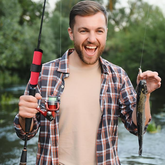 8 Pack Fishing Lure Covers，Lure Wraps for Fishing Rod，Fishing Hook Bait Covers