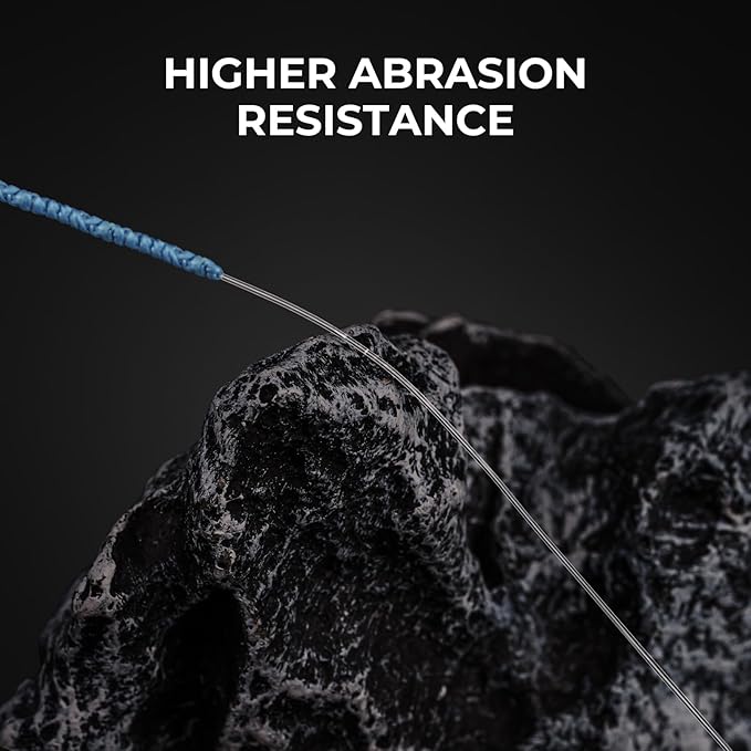 KastKing Fluorokote 100% Fluorocarbon Coated Fishing Line, Fluorocarbon Leader, Extreme Clarity,Fast Sinking,Shock Resistant, High Abrasion Resistance