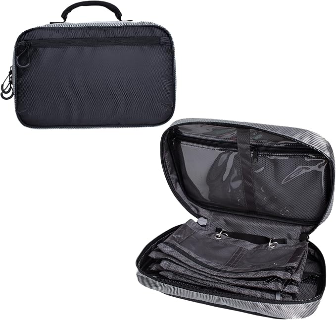 Fishing Tackle Binder Bag Lure Bait Organized Storage Binder Case(Black)