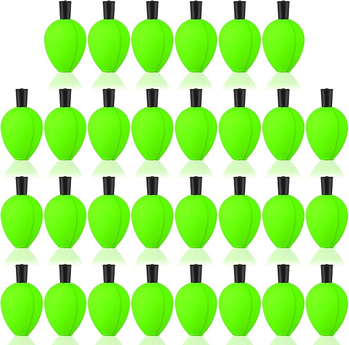 30 Pcs Trout Float Foam Teardrop Strike Fishing Bobbers Fishing Floats Fly Fishing Strike Indicators for Trout Offshore Saltwater Freshwater