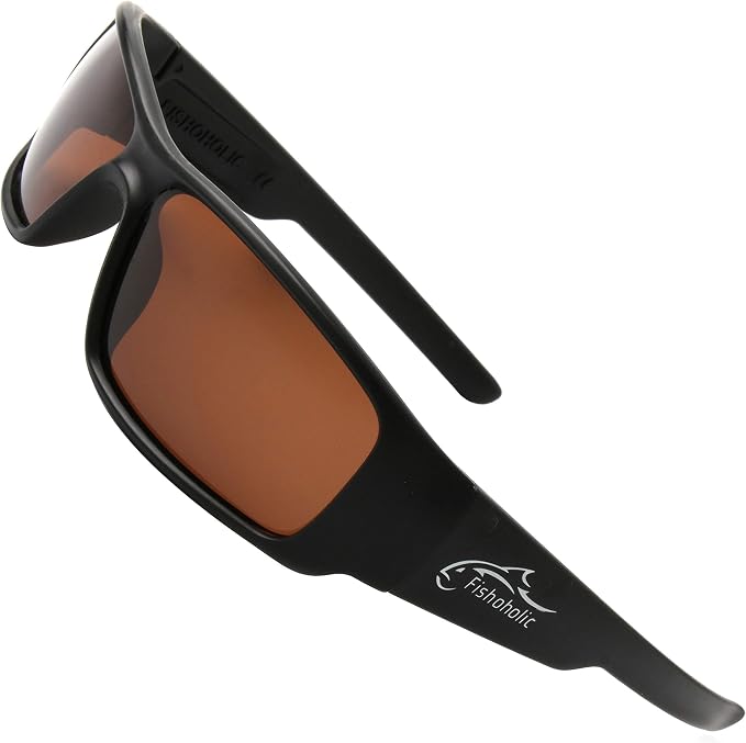 Fishoholic Polarized Fishing Sunglasses UV400 (14 Options) Fishing Gift with Hard Case & Pouch