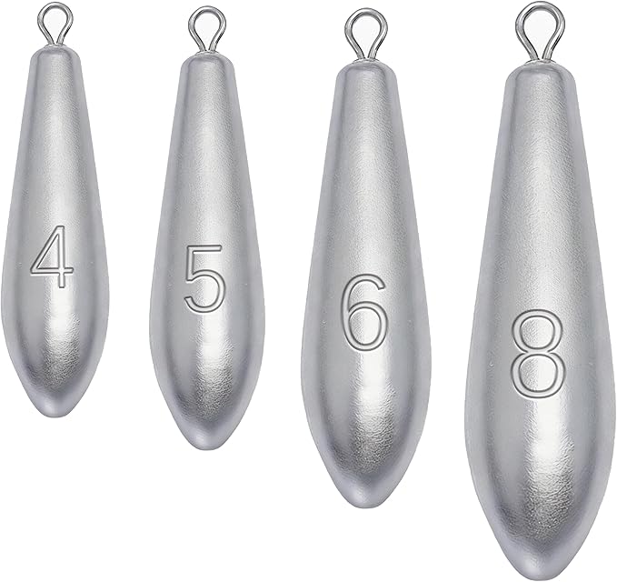 Drop Shot Fishing Weights Sinkers for Saltwater Freshwater Fishing