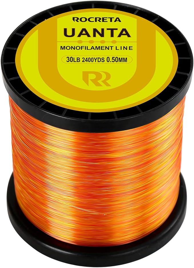 UANTA Monofilament Fishing Line, Superior Abrasion Resistance Mono Line, Ultimate Saltwater Fishing Line Leader Materials, 2025 New Fishing Line Unique Camo Design