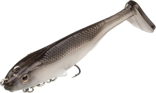 Strike King Final Copy Fishing Lure, Pre-Rigged Soft Plastic Swimbait, Free-Swinging Size 4 Treble Hook, Belly Magnetic Hook Keeper, 7/8-Ounce