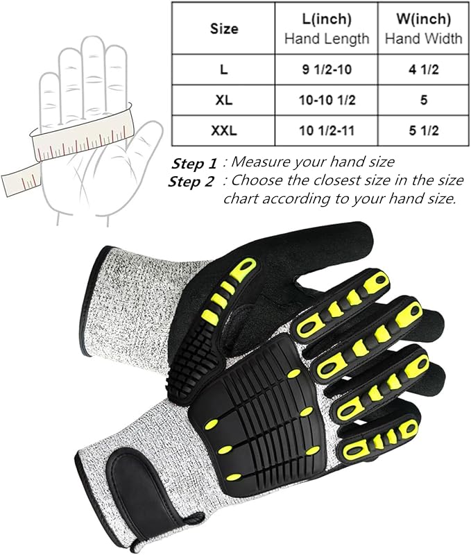 Lobster Gloves for Diving, Puncture and Cut Resistant Fishing Spearfishing Freediving Scuba Diving Gloves, Fully Coated Safety Work Glove for Men Women
