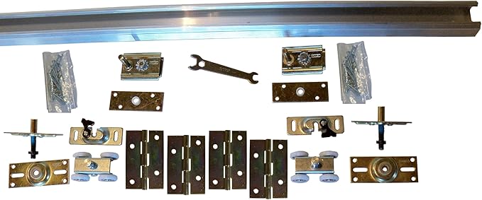 Series 1 Heavy Duty Bifold Track and Hardware Kit (36 inch 2-Door System)
