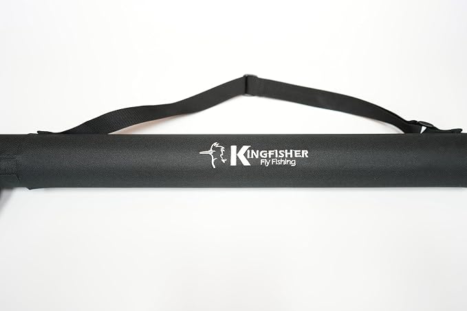 Kingfisher Fly Fishing Fly Rod and Reel Case, Black