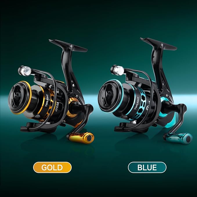 HAUT TON Dolphin Advance Edition Spinning Reel,5.2:1Gear Ratio,22LBS,5+1BB,Backlash Free Bearing,Sealed Drag System,Saltwater,Freshwater Fishing Reels