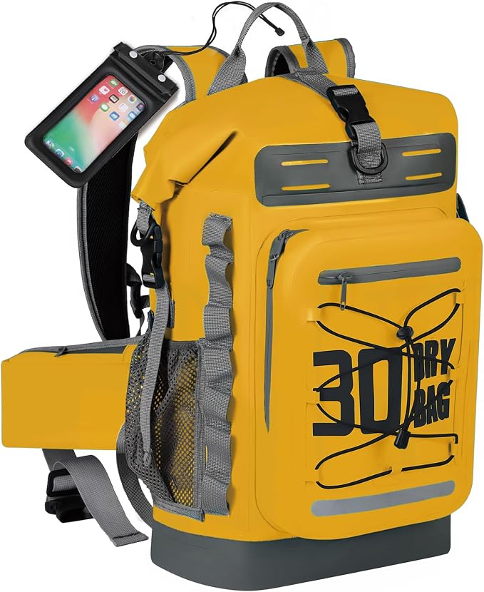MORXPLOR Dry Bag Waterproof,5L/10L/20L/30L/40L/55L Roll Top Dry Bag Backpack with WaterProof Phone Case for Swim,Kayak