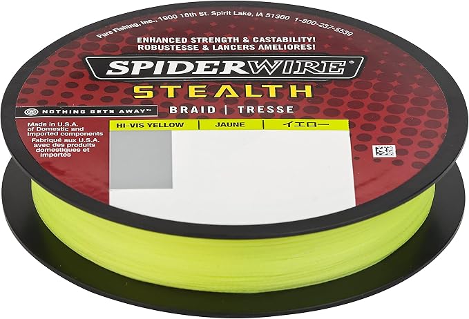 Spiderwire Ultracast Fluorocarbon 200-Yard Spool (Clear, Pound Test 4)