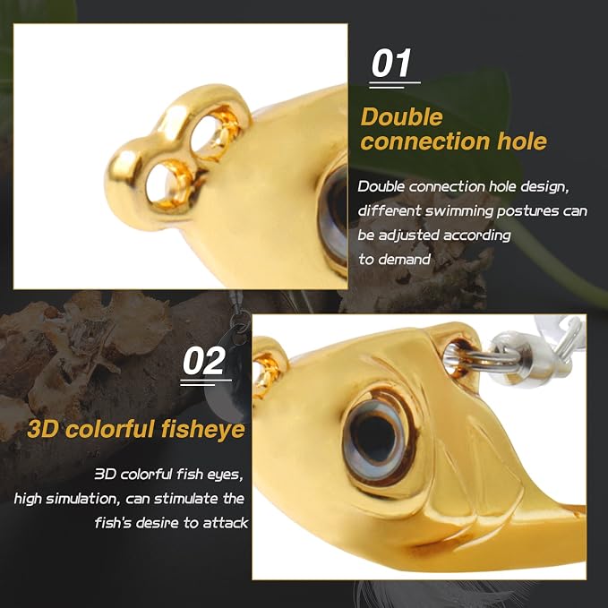 Sougayilang Jigs Fishing Lures Sinking Metal Spoons Micro Jigging Bait