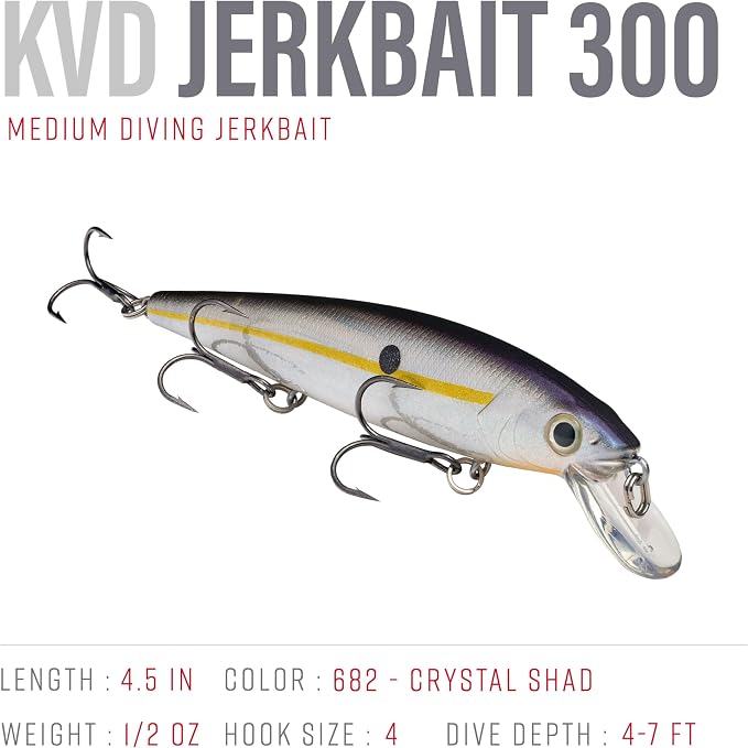 Strike King KVD Jerkbait 3 Hook
