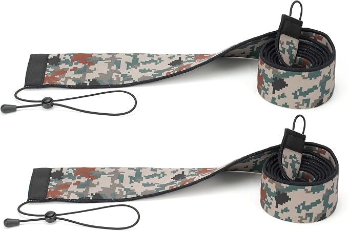 Neoprene Camo Fishing Rod Sleeves,Fishing Pole Sleeves,Fishing Rod Socks | UV Resistance,Puncture Resistant, Protect Casting, Spinning, Trolling Fishing Rods, Storage, tangled-free,75in,68in,60in