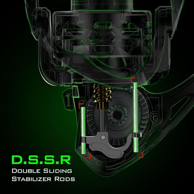 KastKing Zephyr Spinning Reels – 7+1/6+1 BB – Carbon Fiber Drag – Stainless Steel Shaft – Aluminum & CNC Spool – Black/Green/Orange – Sizes 500/1000 SFS – ICE Fishing Ready Reels!