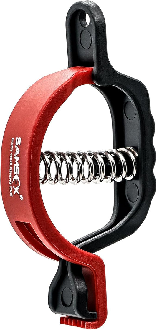 SAMSFX 5.3'' Fish Lip Gripper, Fish Grabber for Fishing Scale, Fish Lip Grip Holder for Digital Scale Hook Non-Puncture Replacement Clamp