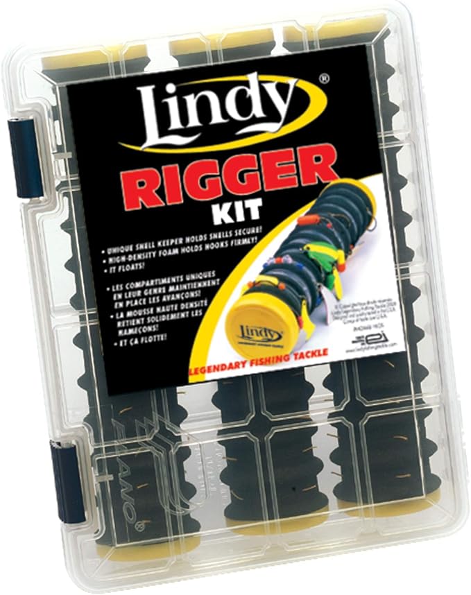 Lindy Rigger for Walleye Fishing - Keeps Snells and Rigs Organized and Tangle-Free, Lindy Rigger