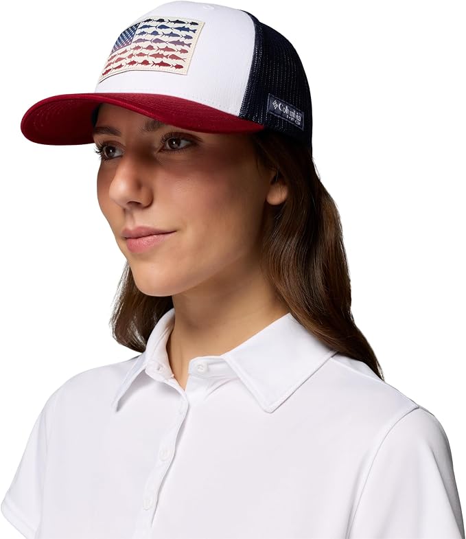 Columbia PFG Fish Flag Mesh Snapback