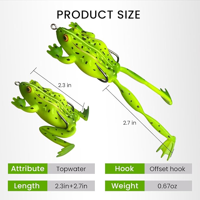 Pristis 3 pcs Topwater Fishing Plopper Lures, Floating Popper Bait Set with Chemically Sharpened Hooks for Saltwater Freshwater, Top Water Plopping Swimbait Teaser for Bass Tuna Perch Pike Crappie