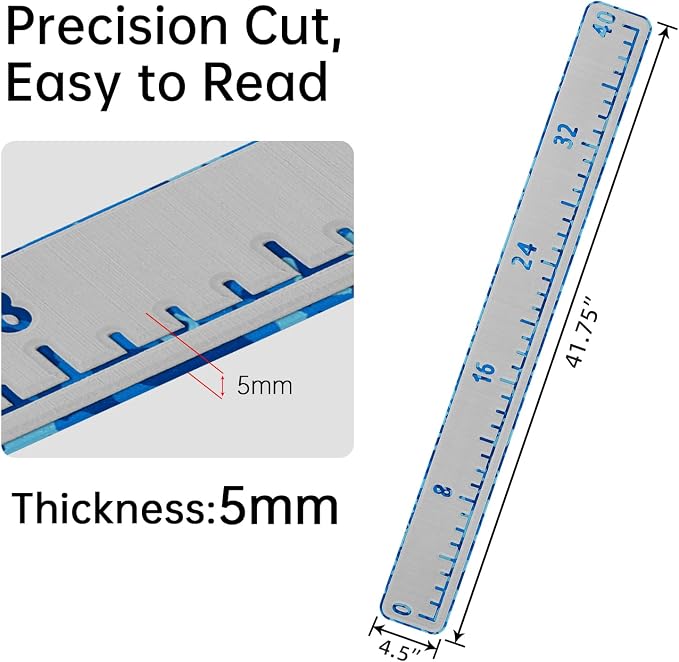 HZshark Premium EVA Foam Fish Ruler，Fish Measuring Board with Self-Adhesive Backing,Fishing Tape Measure for Boats Sailboats Yachts Kayaks