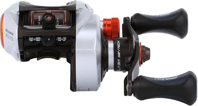 Abu Garcia Revo X BFS Low Profile Reel, Reliable Freshwater Fishing Reel, Lightweight C6 Carbon Sideplates and BFS Tuned MagTrax Braking System, Carbon Matrix Drag System