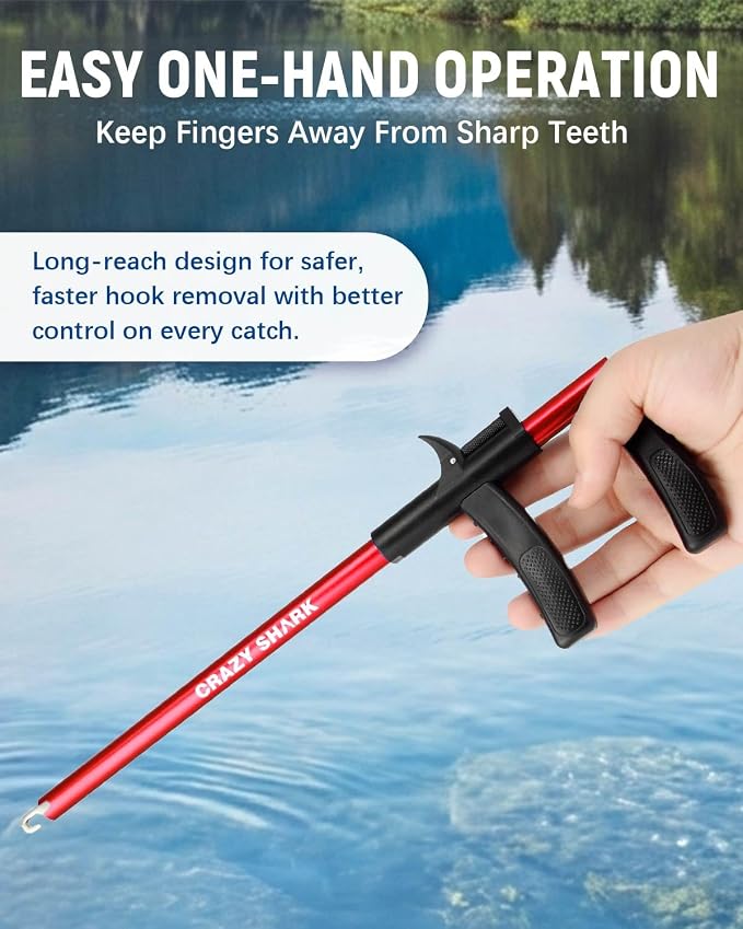 Fish Hook Remover Tool, Aluminum Fishing Hook Remover Extractor 13.6in