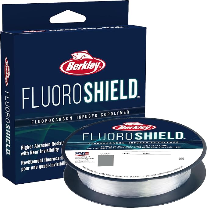 Berkley FluoroShield Fluorocarbon Fishing Line, Clear