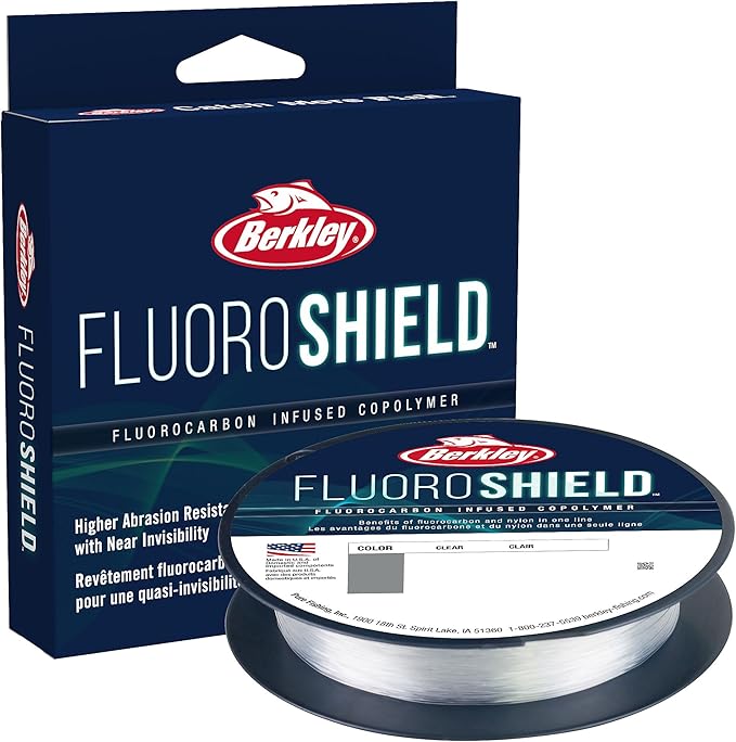 Berkley FluoroShield Fluorocarbon Fishing Line, Clear