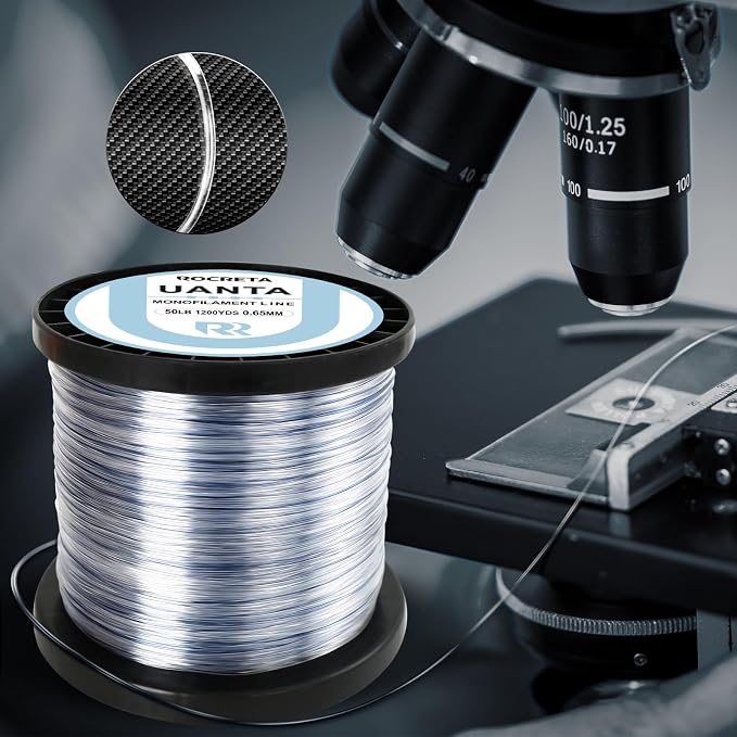 UANTA Monofilament Fishing Line, Superior Abrasion Resistance Mono Line, Ultimate Saltwater Fishing Line Leader Materials, 2025 New Fishing Line Unique Camo Design
