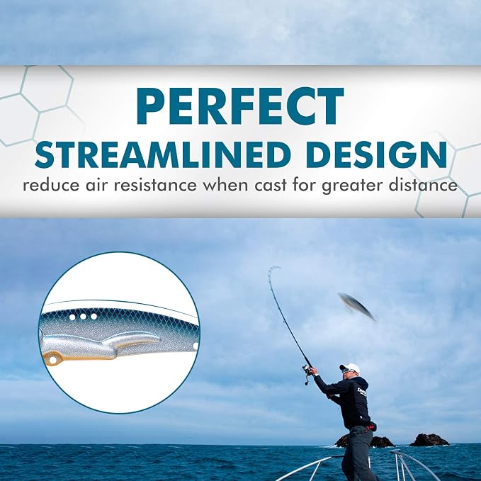 TRUSCEND Vibespinner Easy Catch Fishing Lures with BKK Hooks, Tail Spinner Baits with 4 Actions, Vibrating Swimming Flashing & Jigging for More Bites, Spoon Lures for Bass Trout Crappie Walleye Pike