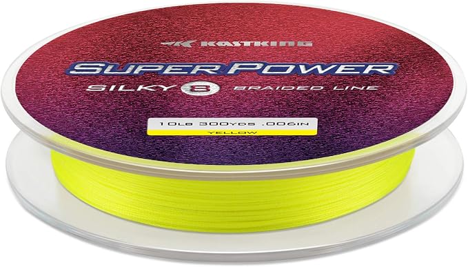 KastKing SuperPower Braided Fishing Line - Abrasion Resistant Braided Lines – Incredible Superline – Zero Stretch – Smaller Diameter – A Must-Have!