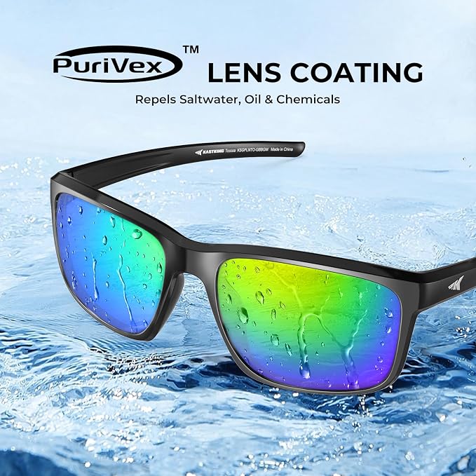 KastKing Toccoa Polarized Sport Sunglasses for Men and Women,Ideal for Driving Fishing Cycling and Running,UV Protection