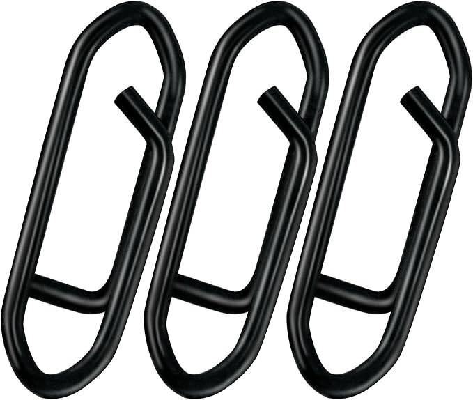 Alwonder 50-Pack Fishing Stealth Power Speed Clips, High Strength Stainless Steel Speed Clips for Fishing Lures Quick Change, Freshwater Saltwater Crankbait Popper Lures Quick Snap Connector