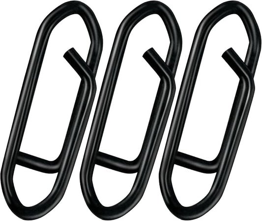 Alwonder 50-Pack Fishing Stealth Power Speed Clips, High Strength Stainless Steel Speed Clips for Fishing Lures Quick Change, Freshwater Saltwater Crankbait Popper Lures Quick Snap Connector